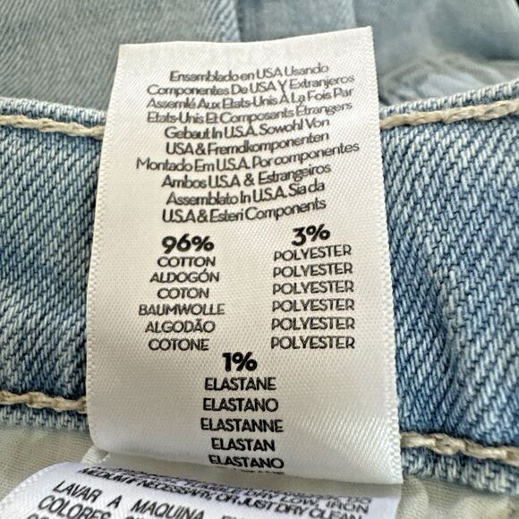 Mother Lil Insider Sneak Size 27 Lost Art Blue Jeans Stretchy Boot Cut - Picture 9 of 14